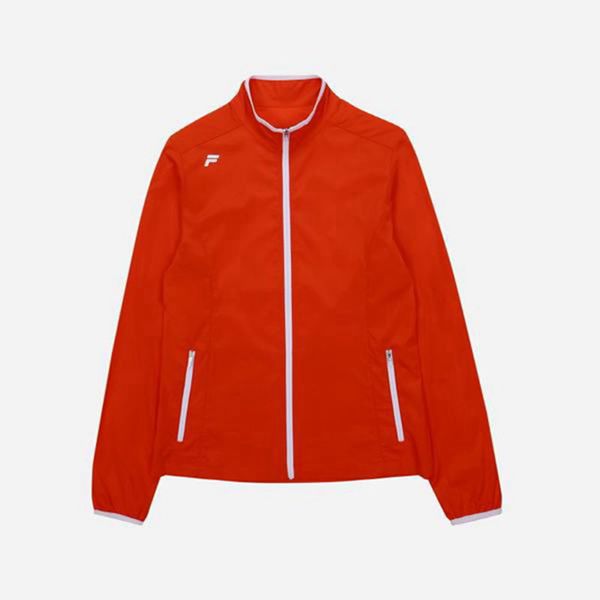 Chaquetas Fila Mujer Rojas - Golf Woven Windbreaker - España 314872ROW